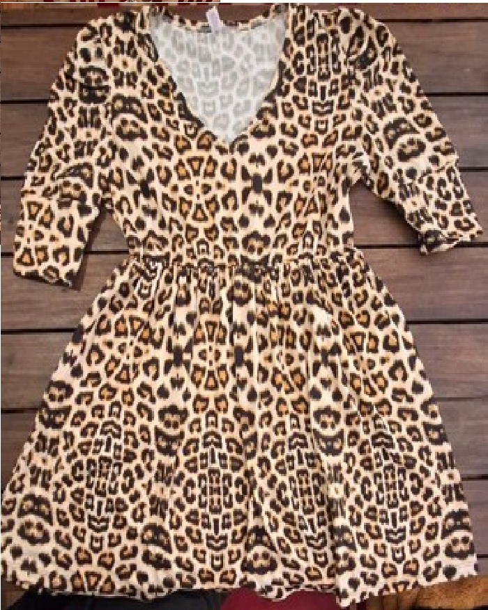 Vestido Animal print