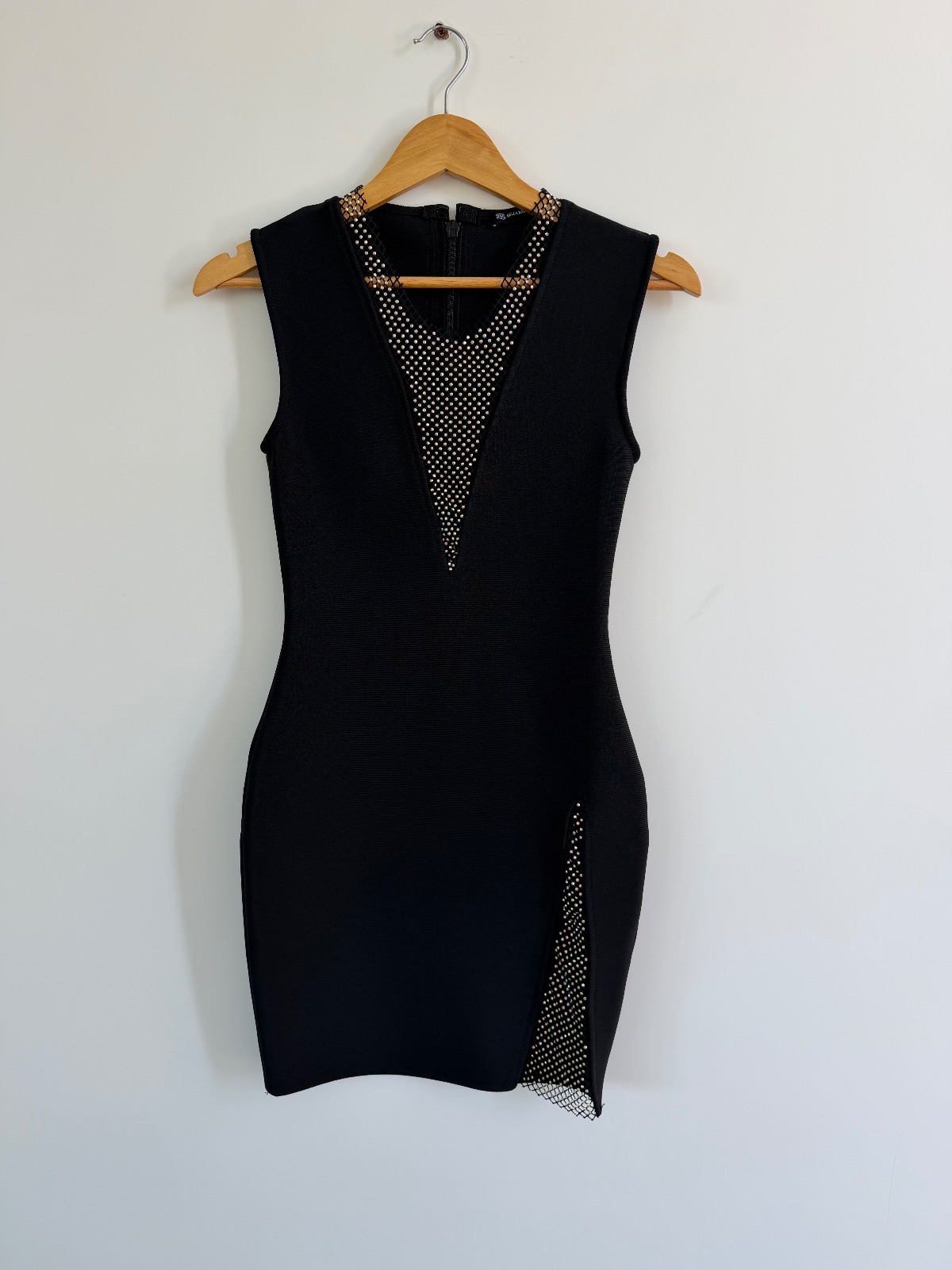 Vestido con transparencias